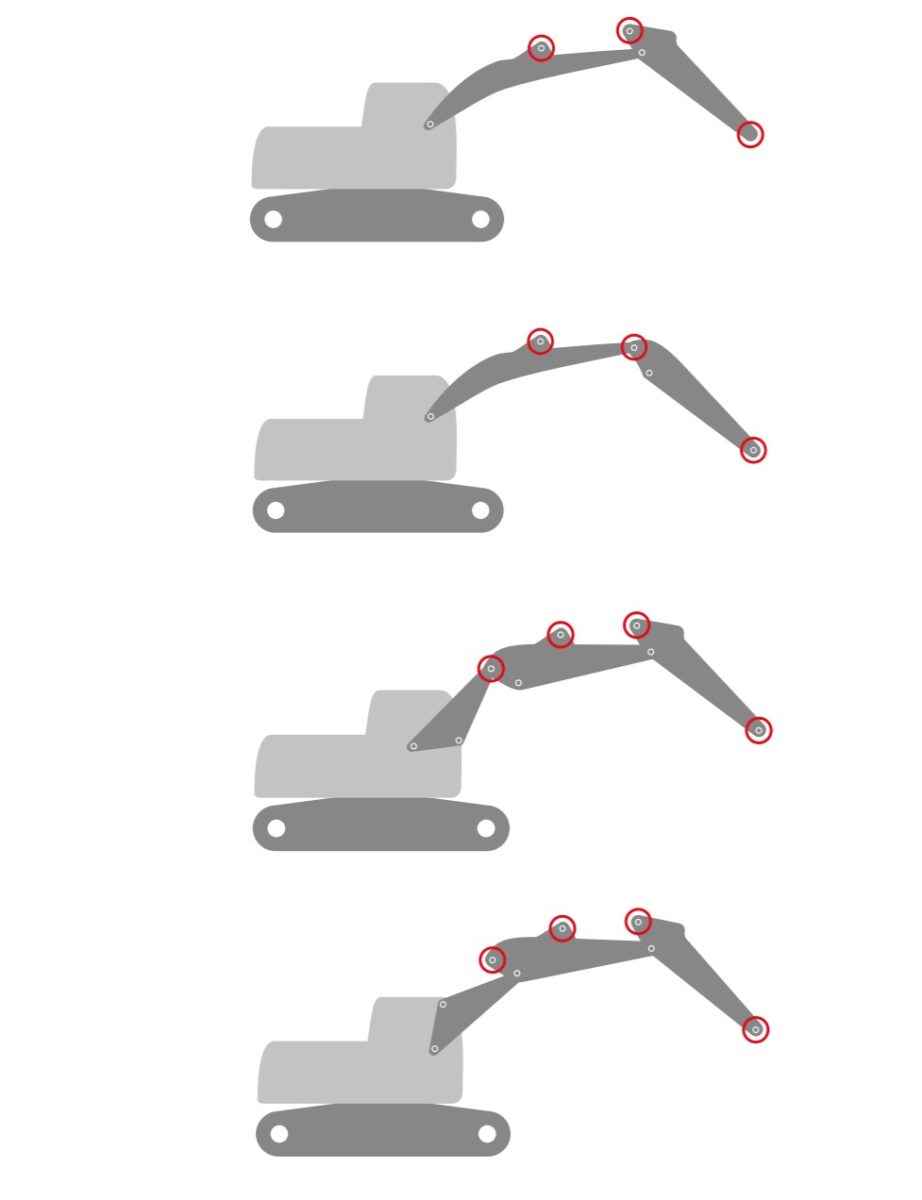 excavator diagram